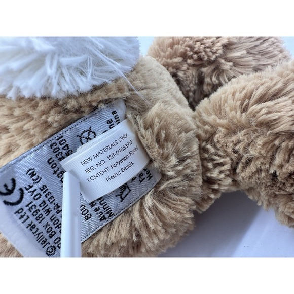 Jellycat Bashful Wriggle Bunny Plush Medium 2016 Rabbit Tan & Cream Shaggy Fur - Picture 14 of 14